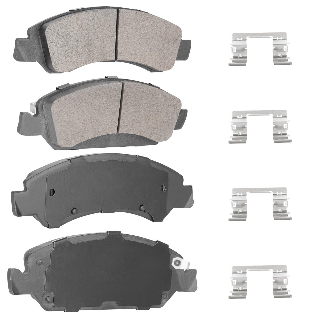 Front Semi-metallic Brakes Pads Set Fit For Chevy Silverado 1500 For Gmc Sierra 2005-2018 Cadillac Escalade 2007-2020 Avalanche