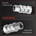 A-premium Power Steering Hose Pressure Line Assembly Compatible With Mitsubishi Montero Sport 1997 1998 1999 V6 3 0l 2-pc Set