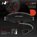 A-premium Front Ceramic Disc Brake Pads Set Compatible With Volkswagen Jetta 2019-2021 Golf 2015-2021 Alltrack 2017-2019