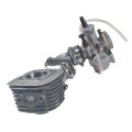 Dio Reed Valve Cylinder Pwk24 Carburetor Kit For 48cc 66cc 80cc Engine Motorized Bike Black Adapter