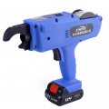 Automatic Rebar Tier 8-34mm Tying Machine Blue Handheld Bender Tool Charged Gun Reinforcing Steel Strapping With Pliers 