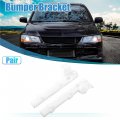 X Autohaux 1 Pair Left And Right Side Front Bumper Mounting Support Bracket 6400f549 6400f550 For Mitsubishi Lancer De Es Gts 2