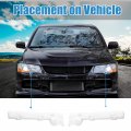 X Autohaux 1 Pair Left And Right Side Front Bumper Mounting Support Bracket 6400f549 6400f550 For Mitsubishi Lancer De Es Gts 2