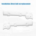 X Autohaux 1 Pair Left And Right Side Front Bumper Mounting Support Bracket 6400f549 6400f550 For Mitsubishi Lancer De Es Gts 2