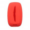 Rubber Silicone 7 Button Smart Key Fob Cover Case With Keychain For Chrysler Pacifica 2017 2022 And Voyager 2020 Black Red 2 