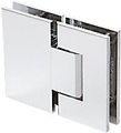 Crl Geneva 380 Series Chrome Adjustable 180176 Glass-to-glass Hinge 