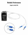Air Spring Activation Switch With Connecting Line For Seat Lift Valve Paddle Ride Suspension Control Type Push To Snap Tab On