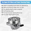 Uxcell Power Steering Pump Assembly For Honda Accord 2008-2012 Assist Replace 56100-r40-305 56100-r40-315 56100-r40-325