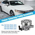 Uxcell Power Steering Pump Assembly For Honda Accord 2008-2012 Assist Replace 56100-r40-305 56100-r40-315 56100-r40-325