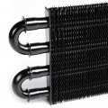 G-plus 4 Row An6 Universal Aluminum Remote Transmission Oil Cooler Auto-manual Radiator Converter Black