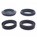4pcs Front Fork Dust Seal Set Replacement For Suzuki Yamaha 56-125 41-7184 22-56125 Ab56-125 Ab56125 