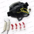 Httmt Mt036- Tail Brake Light Compatible With 2006-2008 Kawasaki Ninja 650r Ex650 Er-6f Smoke