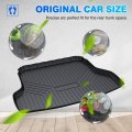 Cartist Cargo Liner Custom Fit Forte 2023 Odorless Anti-slip High Side 3d All Weather Trunk Floor Mat For Kia 2019 2020 2021