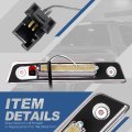 Auto Dynasty Rear Hight Mount Red Housing Led 3rd Third Tail Brake Light Lamp Compatible With Jeep Liberty Kk 08-12