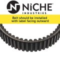 Niche Drive Belt For 2012-2018 Polaris Ace 500 Rzr S 570