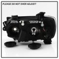 Acanii For 2012-2016 Chevy Sonic Replacement Headlight Headlamp With Black Bezel Passenger Side Only