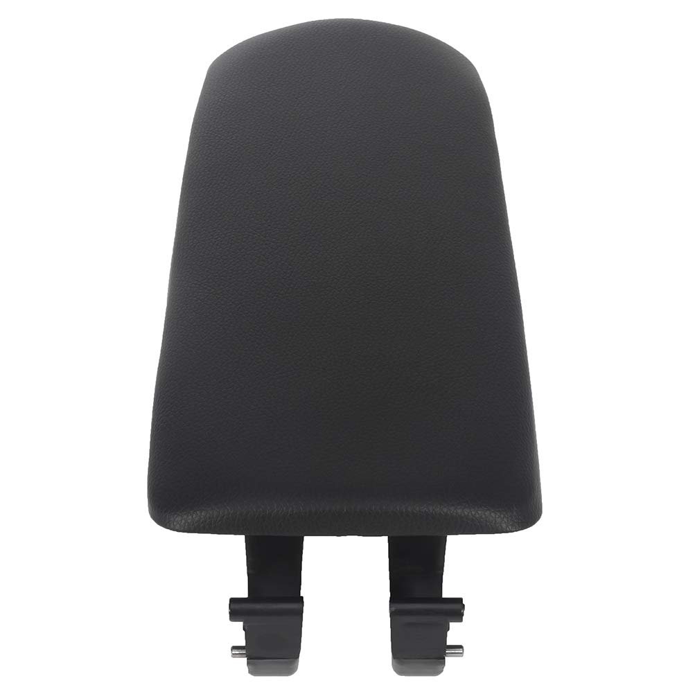 Black Auto Center Console Armrest Lid Cover For 2004 2005 2006 2007 2008 Audi A4 B7 Synthetic Leather Replacement Assembly