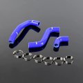 G-plus Silicone Radiator Coolant Hose Kit Clamps Compatible With 2004-200scion Xb Xa Bb 1nz-fe 2nz-fe Blue