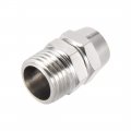 Uxcell Flared Tube Fitting Union G1 4 X 8mm Od Reusable Hydraulic Straight Hose End Male Fittings 4pcs
