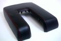 Autoguru Console Center Armrest Synthetic Leather Red Stitch Made For Toyota Tundra 14-18 