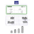 Allen Head Socket Hex Grub Screw Assortment Kit 20pcs 5 16-18 4 Sizes 304 Stainless Steel Internal Drive Cup-point Set Screws
