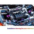 Jdmspeed 20 Pcs Black Cnc Billet Aluminum Fender Washer Engine Bay Dress Up Kit