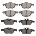 Aintier Automotive Replacement Brake Pads Front Rear Fit Ford Ecosport 2018 Ford Escape 2013-2016 For Focus 2012-2018 For