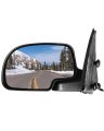 Left Side View Mirror For Gmc Yukon And Chevy Tahoe Manual Folding Heated Power Adjustment Black Metallic Finish Gm1320247 