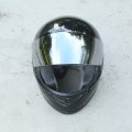 Tcmt Adult Gloss Black Full Face Street Dirt Bike Atv Off-road Motorcycle Motocross Helmet Dot