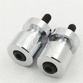 Motorcycle Swingarm Spools Sliders For Suzuki Gsxr 1300r Hayabusa Bandit B-king 1000 Chrome