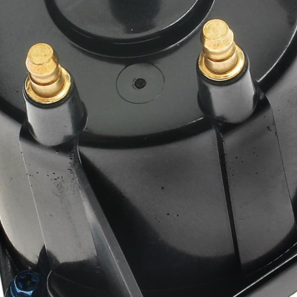 Ignition Distributor Cap For Pontiac Firebird 1990 To 1992 Vertical Electronic Reinforced Polyester Black Bolt On Alx Pau Ac