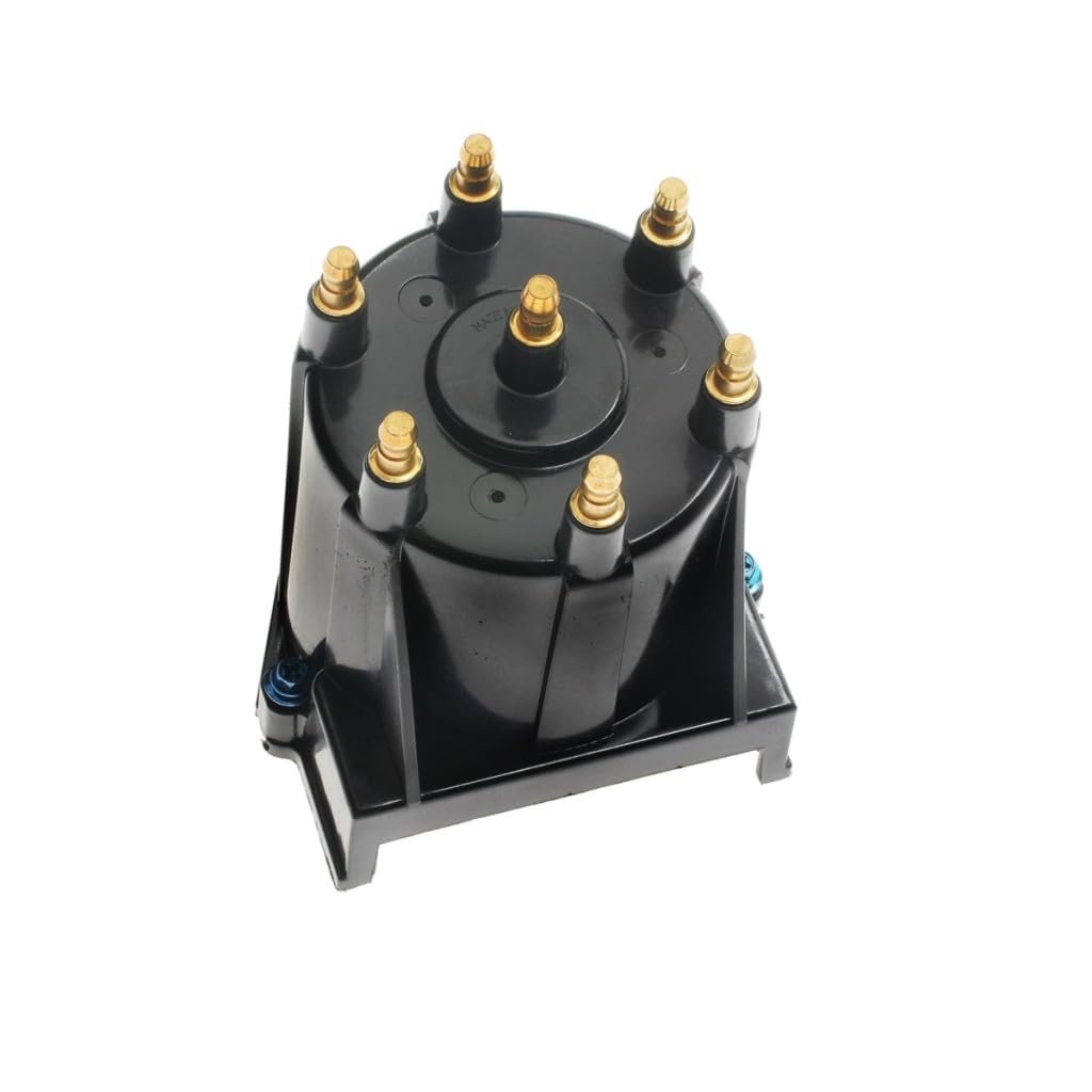 Ignition Distributor Cap For Pontiac Firebird 1990 To 1992 Vertical Electronic Reinforced Polyester Black Bolt On Alx Pau Ac