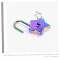 Homoyoyo Laptop Padlock Star Lock Shaped Small Decorative Diary Shape Accessories Password Notebook Alloy