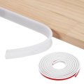 U-shape Edge Banding 0 47 Inch X 19 7ft Tpe Self-adhesive Veneer Edging Trim Furniture Flexible Corner Protector For Cabinets 