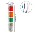 Baomain Industrial Signal Light Column Led Alarm Square Tower Indicator Continuous Warning Buzzer Red Green Yellow Ac 110v