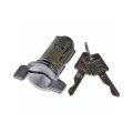 Ignition Lock Cylinder Assembly For Buick Skylark Electra 1990 Chrome Housing Steel 2 Keys Replacement 12300443 And 20496701 