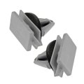 Rocker Panel Molding Retainers 2 Pieces Gray Plastic Clip Fastener 0 78 In Face Diameter 313 Hole Size Replacement For 11609923 