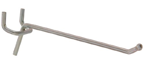 The Hillman Group 853063 207 X 6-inch Single Peg Hook Zinc Plated