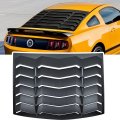 Bonbo Rear Window Louvers Windshield Sun Shade Cover Fit For Ford Mustang 2005 2006 2007 2008 2009 2010 2011 2012 2013 2014 In 