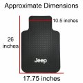 Plasticolor Jeep Logo Car Floor Mats
