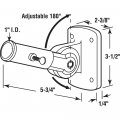 Prime-line U 10256 1 In Diecast White Adjustable Flag Pole Holder Single Pack
