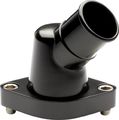 Blk90420 Black 45 Degrees Water Neck For Chevy Big Block And Small Fits 1 5 In Id Hose Anodized Finish 