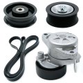 Saihisday 2722021419 Drive Belt Tensioner And Idler Pulley Serpentine Kit Replacement For Mercedes-benz Glk350 E550 E350 Clk350