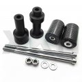 Smt-no Cut Frame Slider Protector Compatible With 2003 2004 2005 2006 Kawasaki Z1000 Carbon B075vmdhvd