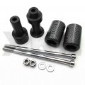 Smt-no Cut Frame Slider Protector Compatible With 2003 2004 2005 2006 Kawasaki Z1000 Carbon B075vmdhvd
