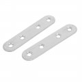 Uxcell 80mmx17mmx1 5mm Straight Repair Joining Mending Flat Plates Brackets 8pcs