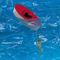 Graphics More Black Cat Lifting Leg And Licking Floating Keychain Oval Foam Fishing Boat Buoy Key Float