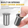 2pcs 13mm 0 51 Door Latch Dust Protector 201 Stainless Steel Dust-proof Security Sliding Lock Inserts Barrel Bolt Accessories