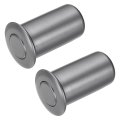 2pcs 13mm 0 51 Door Latch Dust Protector 201 Stainless Steel Dust-proof Security Sliding Lock Inserts Barrel Bolt Accessories 