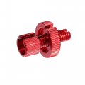 X Autohaux 6 Pcs M8 Brake Clutch Cable Line Adjuster Screw Adjusting Bolt With Slotted For Motorcycle Bike Scooter Aluminum